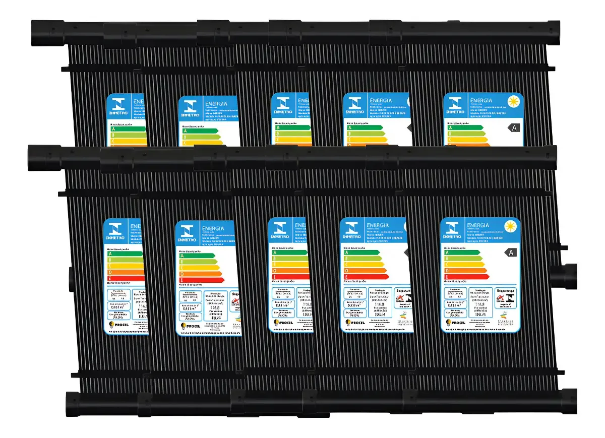 10 Placas Aquecimento Solar Sibrape Aquex Fechamento