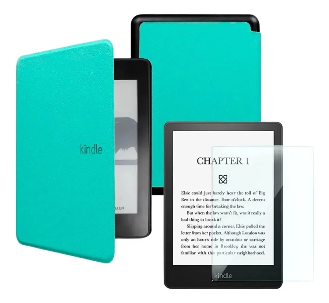 Capinha Proteção Para Kindle K658 2019 + Vidro