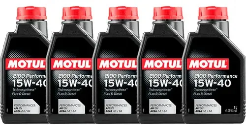 5 Oleo Motul 2100 Performance 15w40
