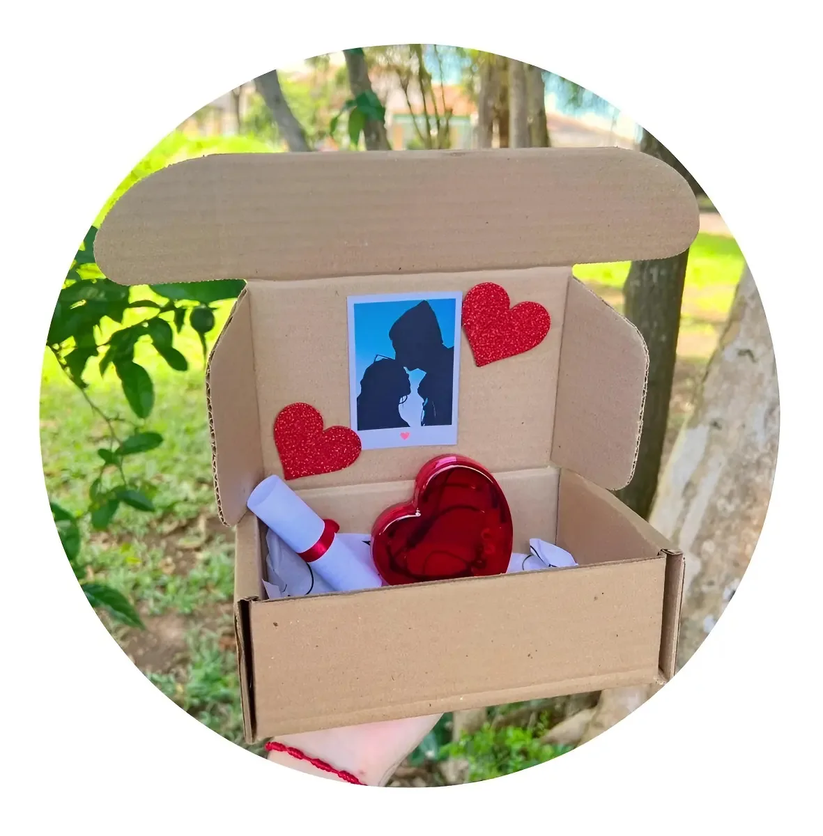 Kit Pulseiras Iniciais Magnéticas E Brilha Casal Presente Diâmetro 25 cm