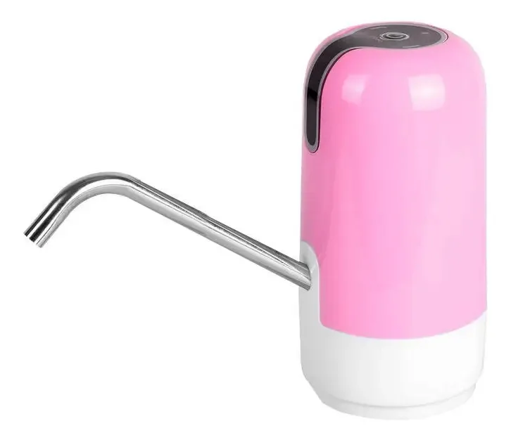 Bomba Elétrica Universal Para Garrafão De Água Rosa