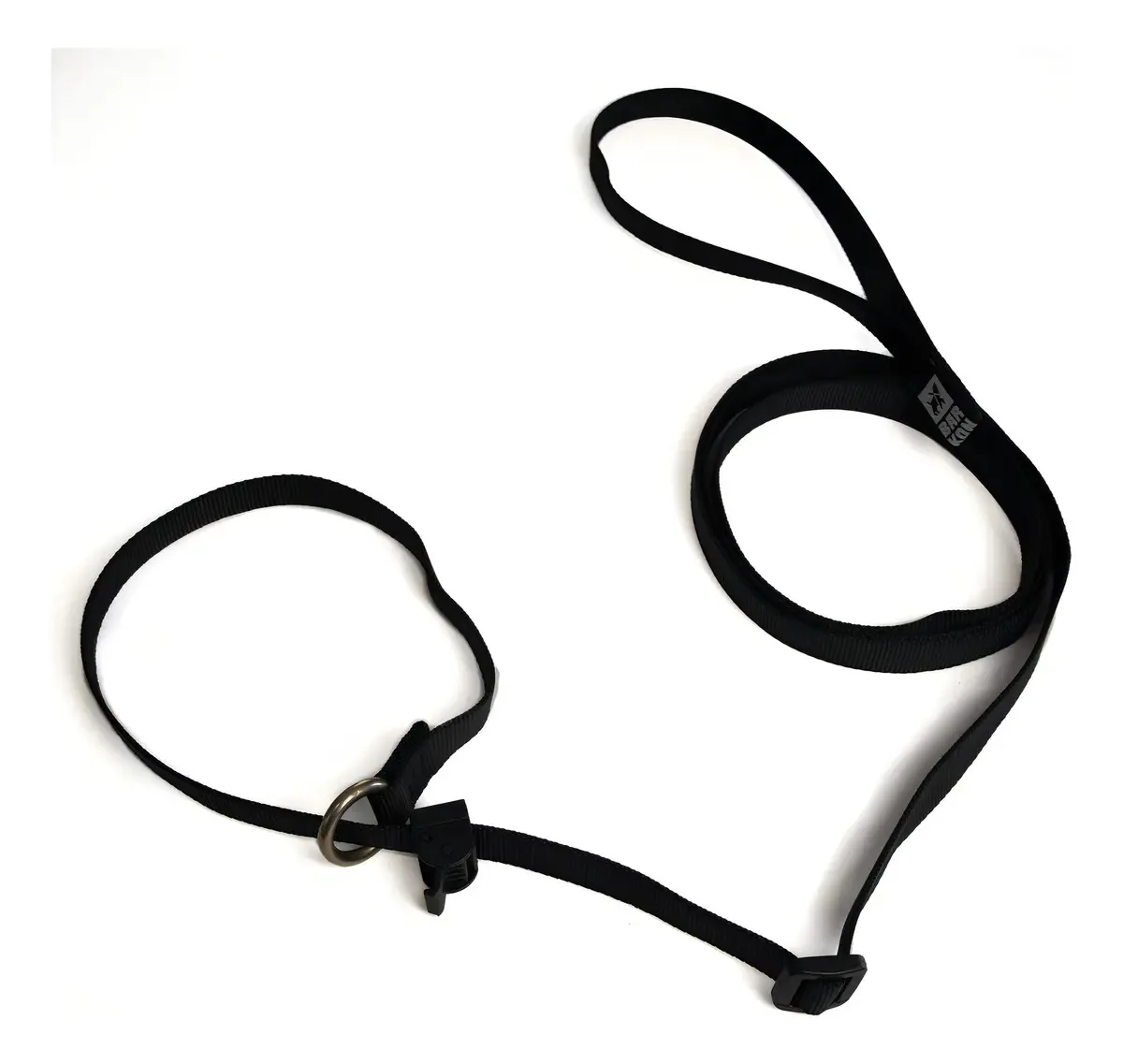 Guia Unificada 15mm Barkon Dog Cachorro Adestramento Passeio Cor Preto