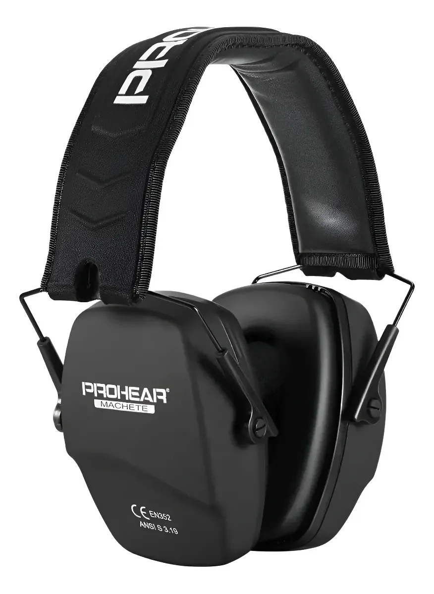 Abafador De Ruído Zohan Machete Prohear - Tiro Esportivo Cor Preto