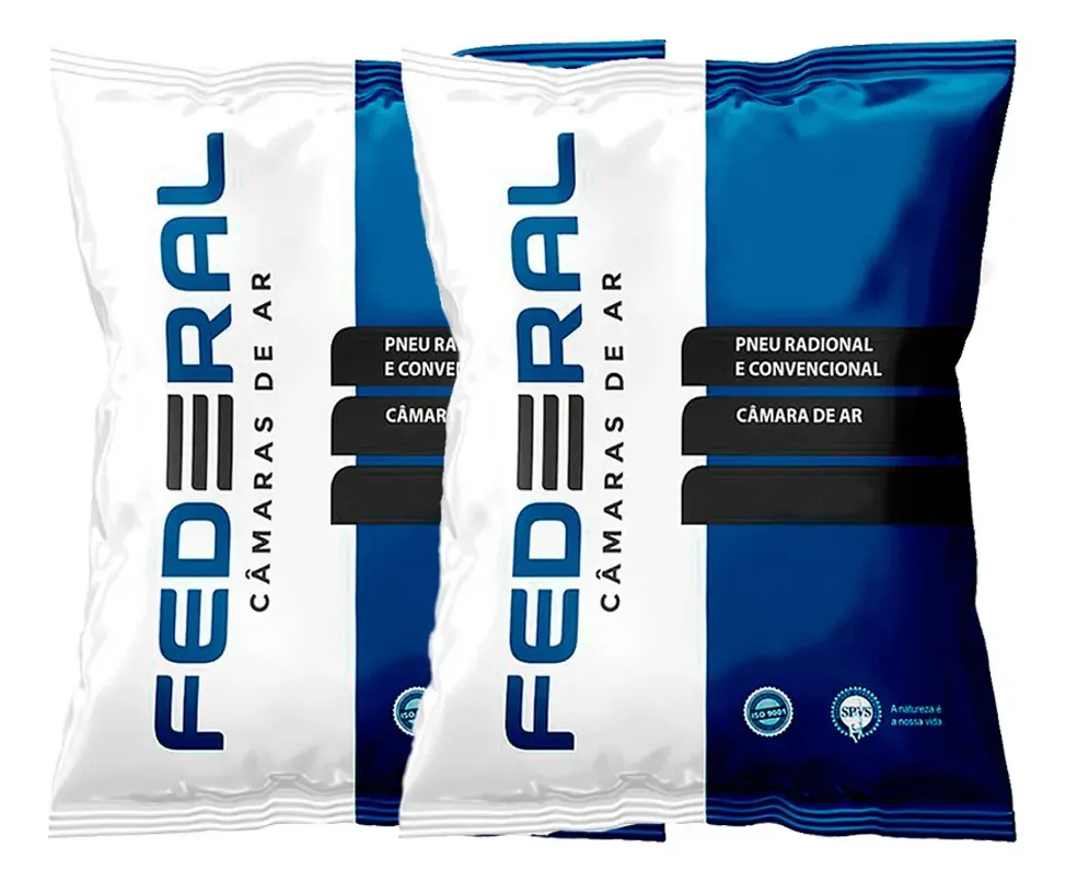 Kit 2 Câmaras De Ar Federal 5.00/6-12 Tr15 Ag1012 Tobata