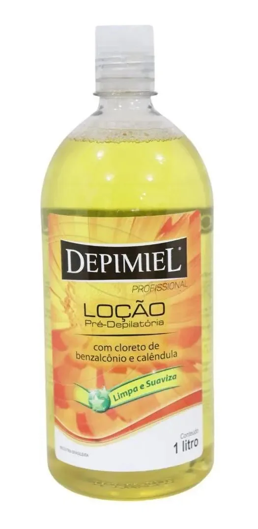 Pre Depilatorio Depimiel Loção C/ Cloreto De Benzalcônio E Câlendula 1l