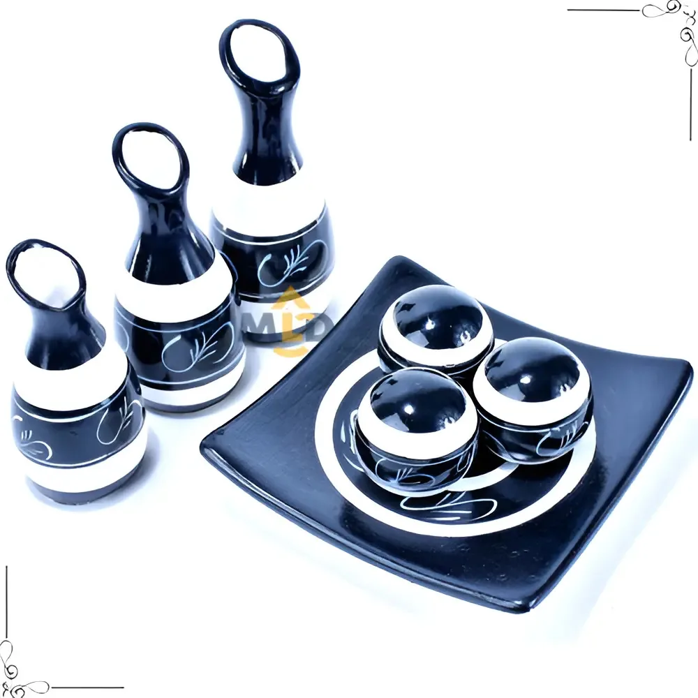 Enfeites Estante Decoração Rack Sala Casa Aparador Decorativ Cor Preto Fruteira + Trio Desenho