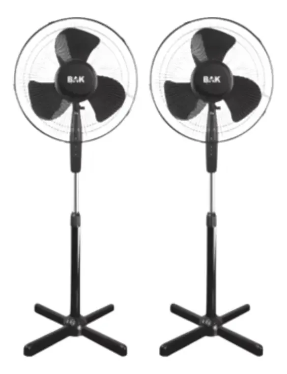 2 Ventiladores Silencioso Coluna Ajustável 40cm Premium