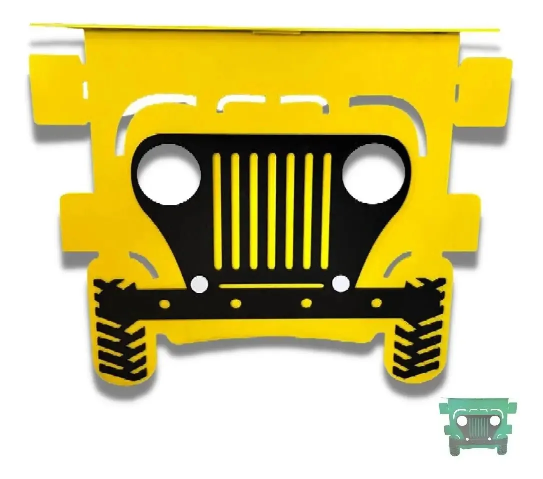 Mesa Jeep Desmontável Em Mdf Decorado