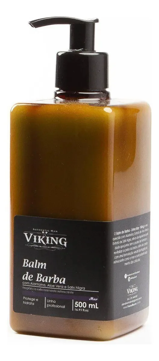 Balm De Barba Hidratante Viking - Mar - 500ml