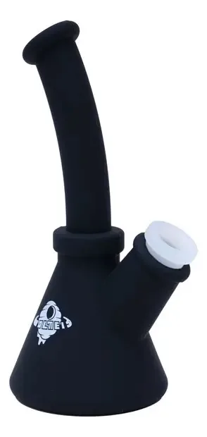 Bong De Silione Portatil Black Colmeia Infinity Vibes Colméia Preto