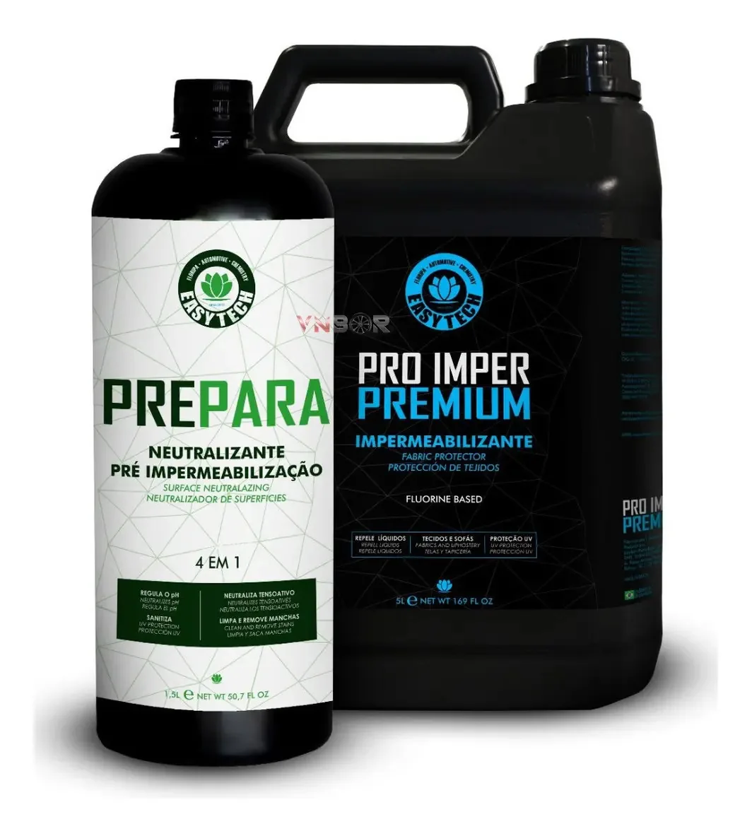 Kit Pro Imper Premium 5l Prepara 1,5l Impermeabilizante Easy