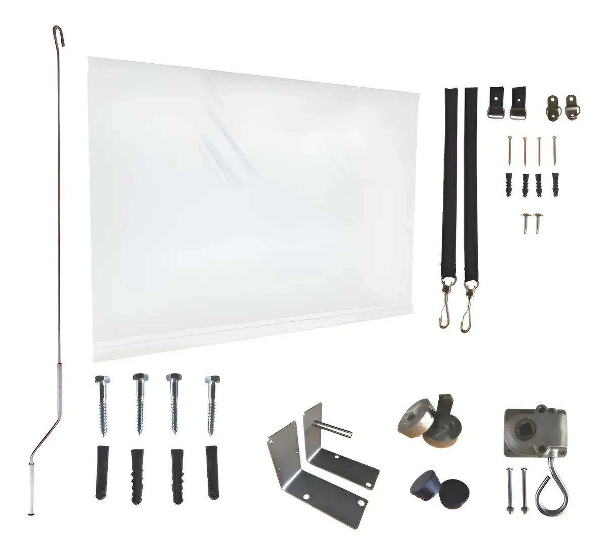 Toldo Retrátil Kit 3,45x3,00 (sem Tubos) Cor Branco