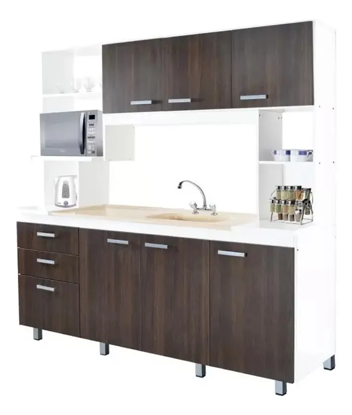Kit de cozinha de platina sob o armário de bancada, tabaco branco e cor branca