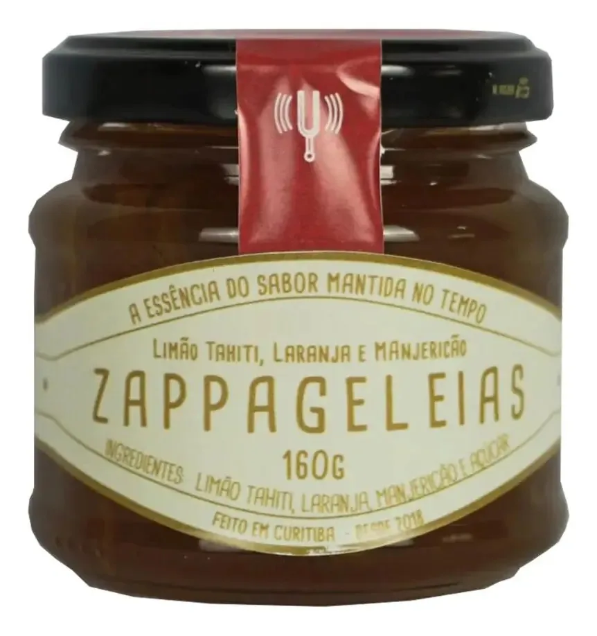 Geleia De Limaotahiti, Laranja E Manjericao Zappa 160g