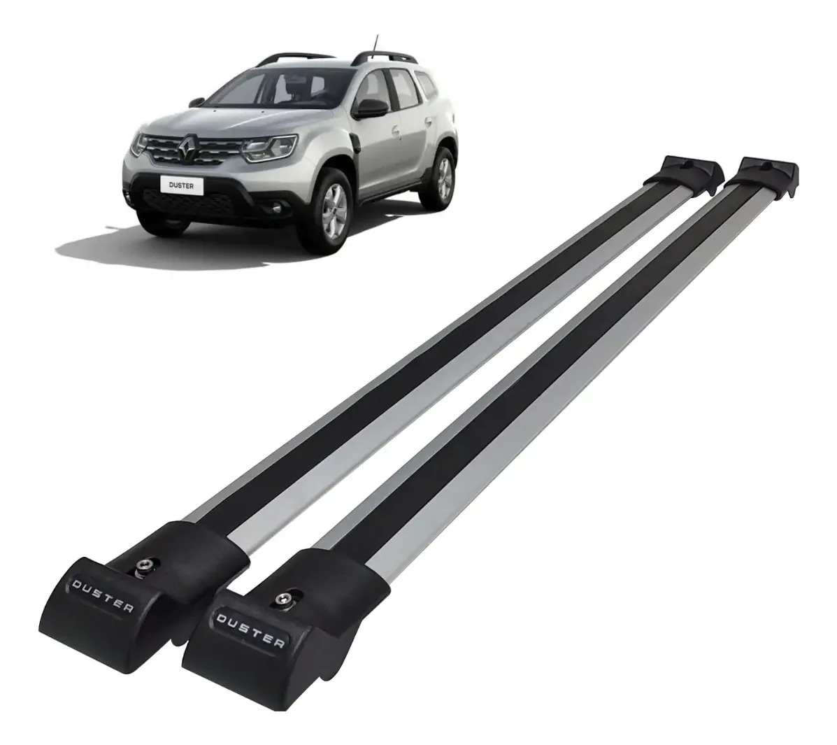 Travessa Teto Suporte Transversal Para Duster 2021 Combat Cor Prata