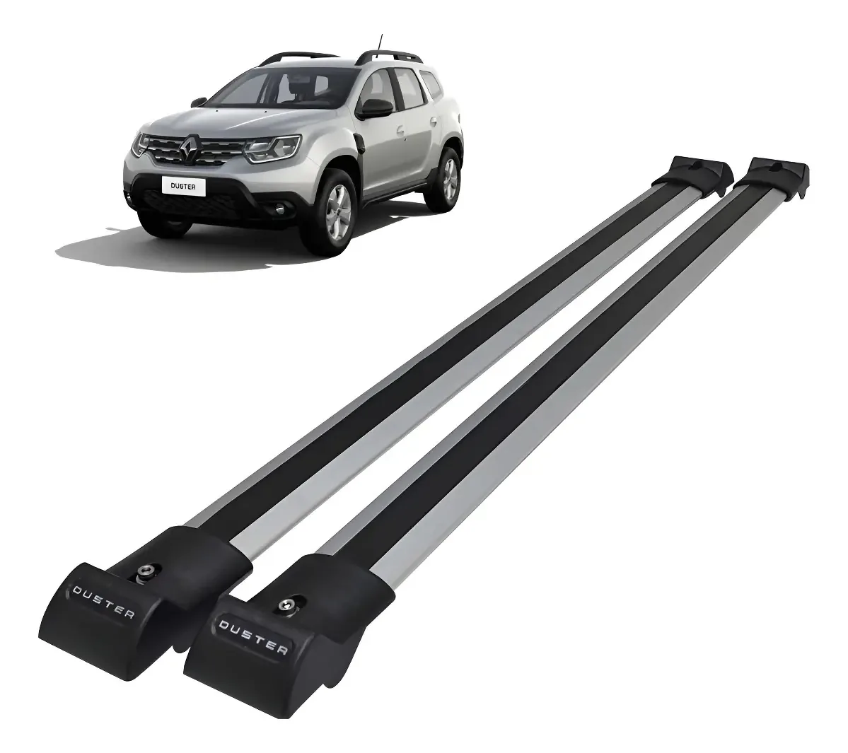 Travessa Teto Suporte Transversal Para Duster 2023 Combat Cor Prata