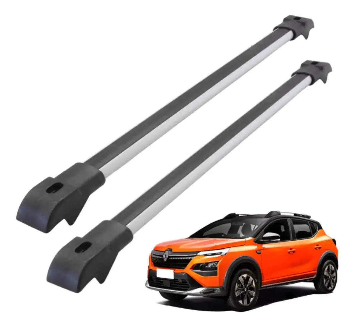 Travessa Teto De Aluminio Para Kardian 2024 2025 Slim Cor Prata