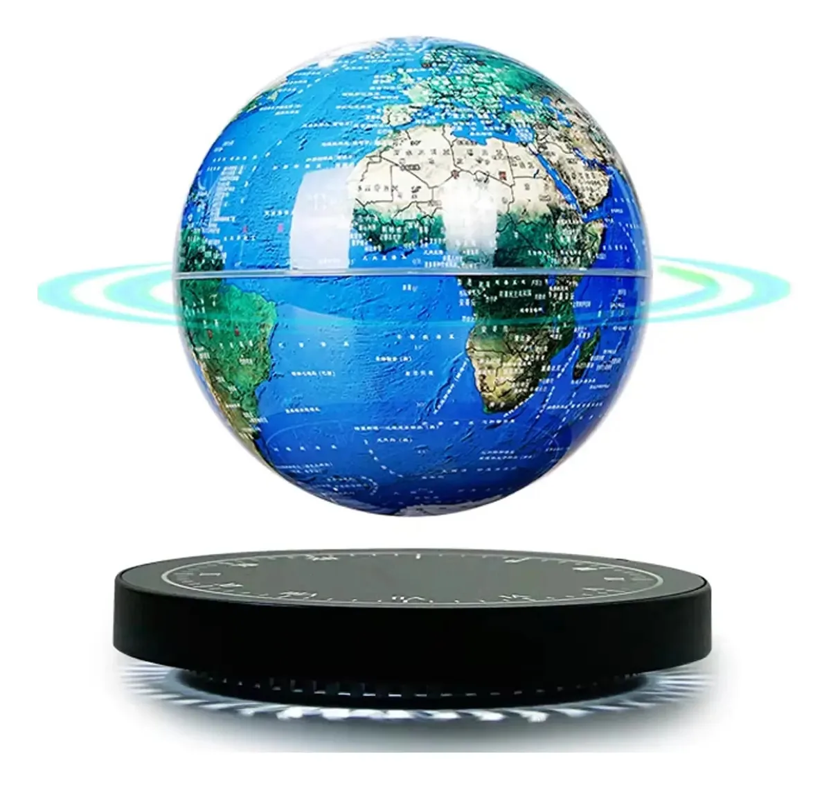 Globo Terrestre Magnetico Flutuante Luminaria Planeta Terra