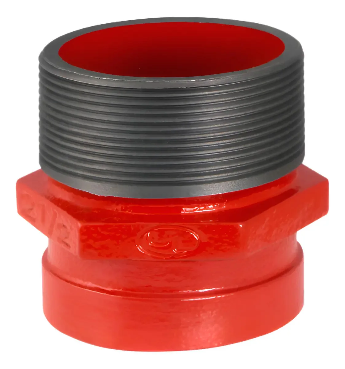 Adaptadores Ranhurado 76mm Rosca 2.1/2 Polegadas