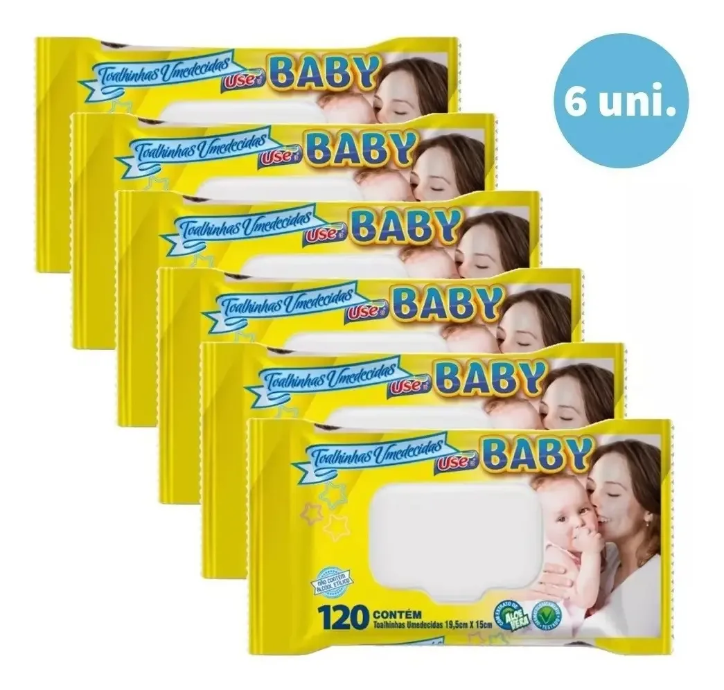 Kit 6 Toalhas Umedecidas Use It Lenços