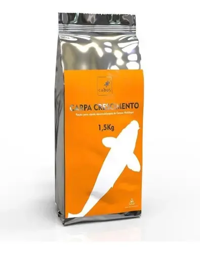 Ração Para Peixes Cubos Crescimento 1,5kg Carpas Ornamentais