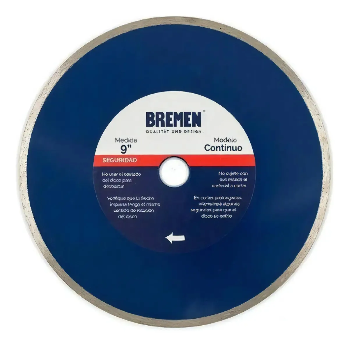 Disco De Corte Diamantado Continuo Bremen 9 230mm