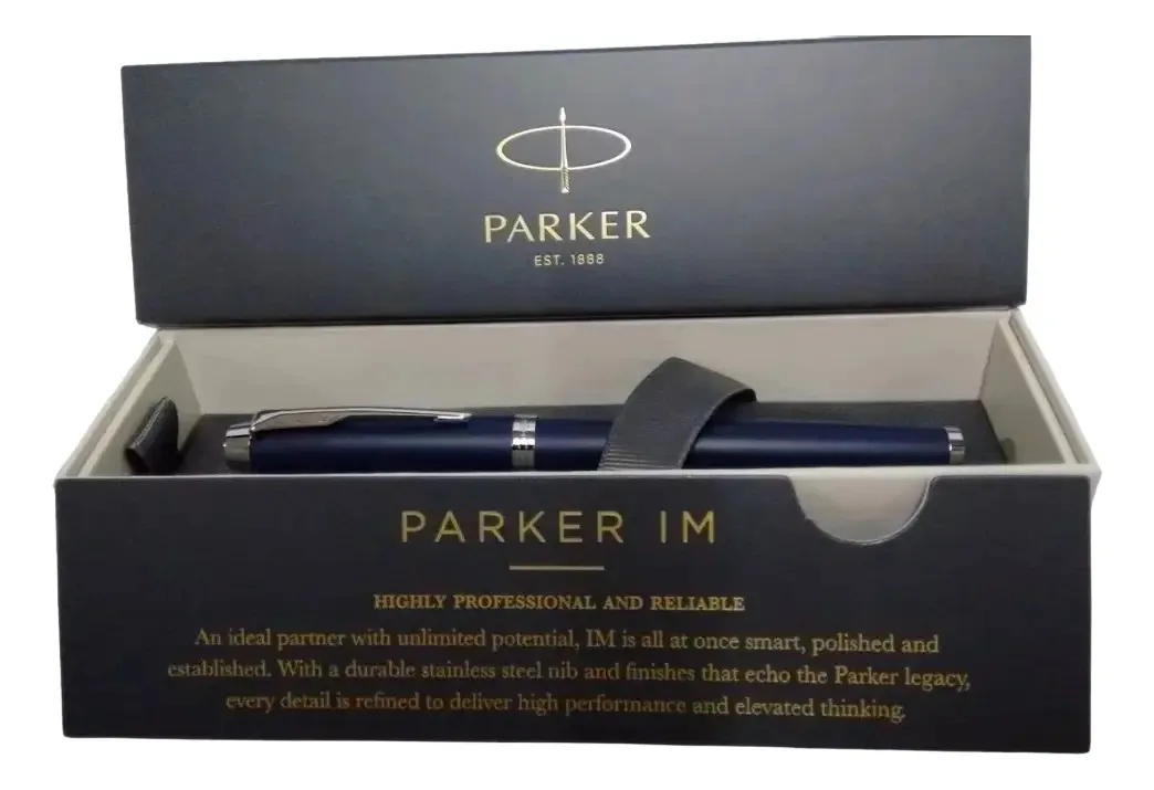 Lapicera Roller Parker Im Lacquer Azul Exterior Azul