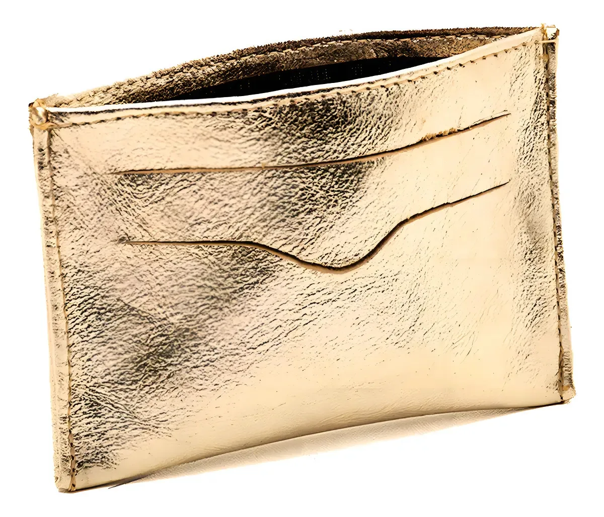 Porta Cartão Masculino Couro Deseo Ouro