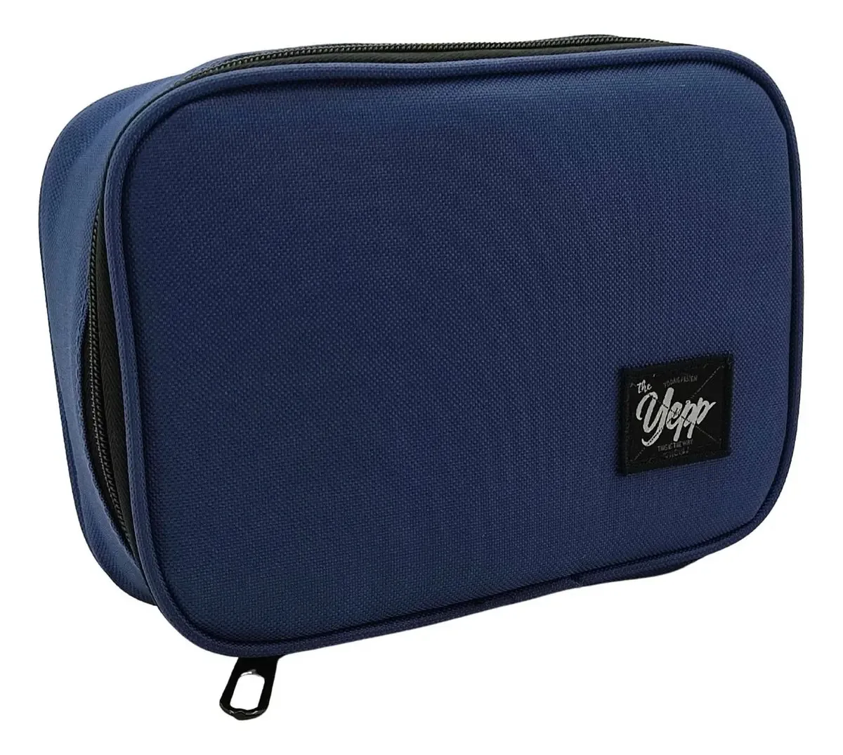Estojo Box Escolar Organizador De Material Escolar Juvenil Cor Azul-marinho Lisa