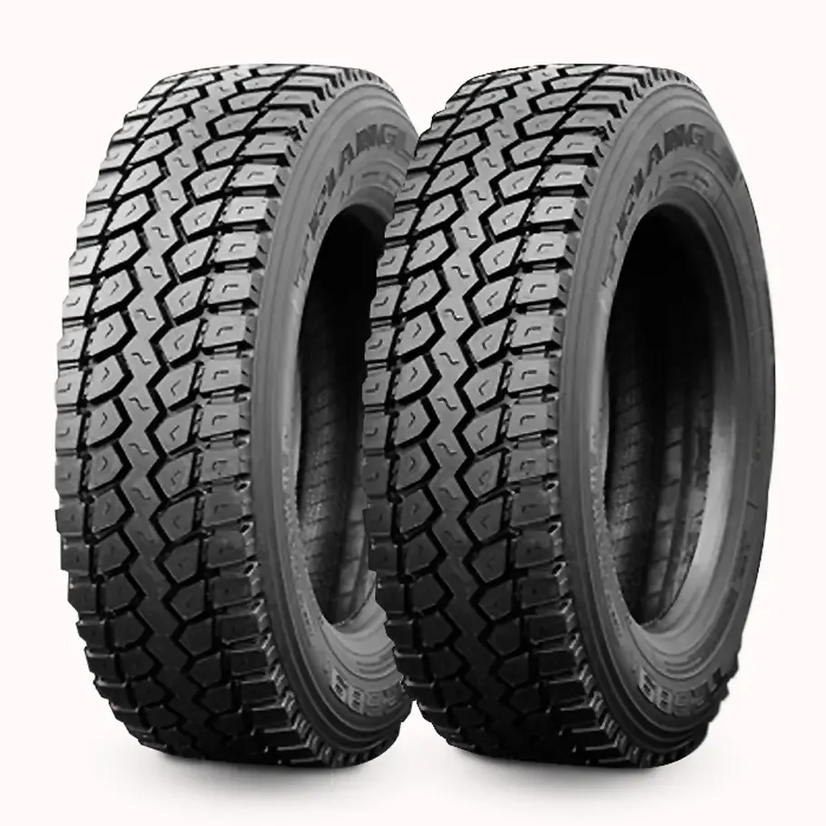 Kit 2 Pneus Triangle 215/75 R17,5 16pr Tr689a Borrachudo