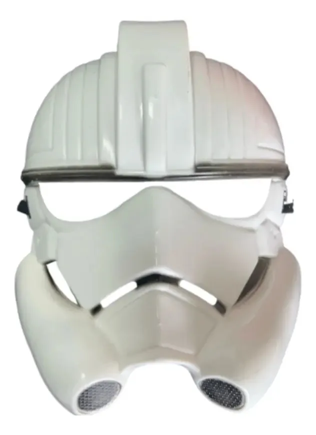 Máscara Star Wars Halloween Fantasia Carnaval Cosplay Cor Branco