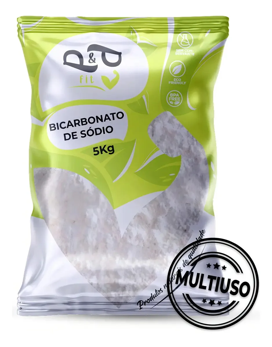 Bicarbonato De Sódio Multiuso Original 100% Puro 5kg - P&p