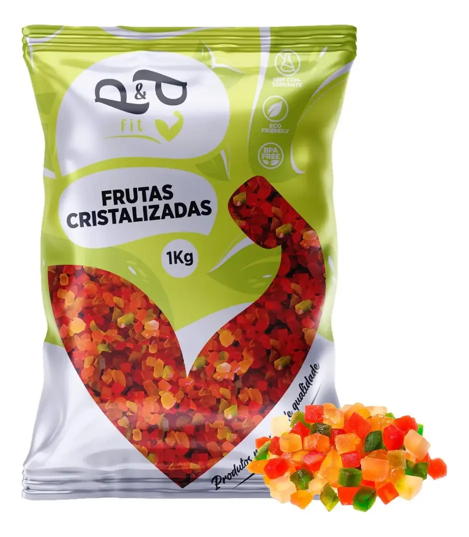 Frutas Cristalizadas 1kg - P&p