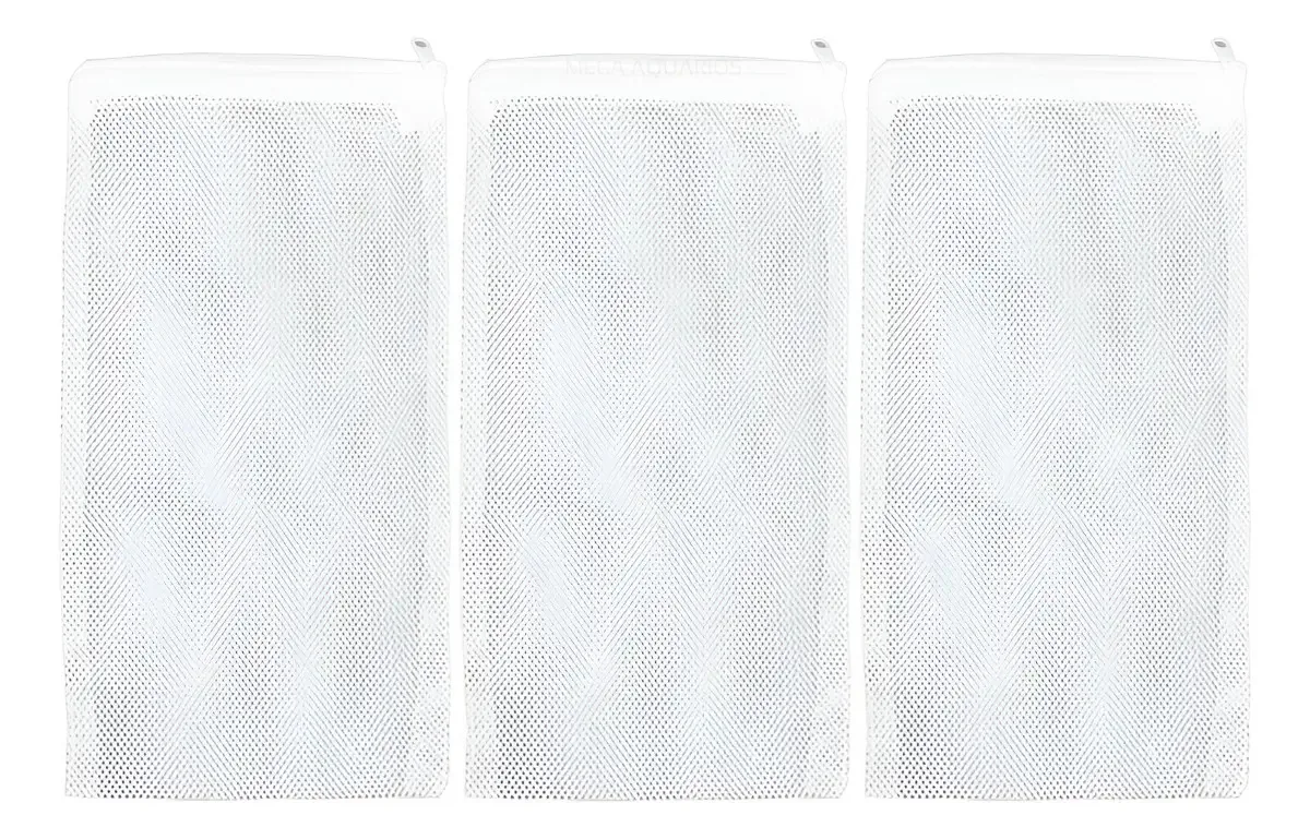 3 Saco Bag Materiais Filtrantes Mídias Biológicas 15x30cm