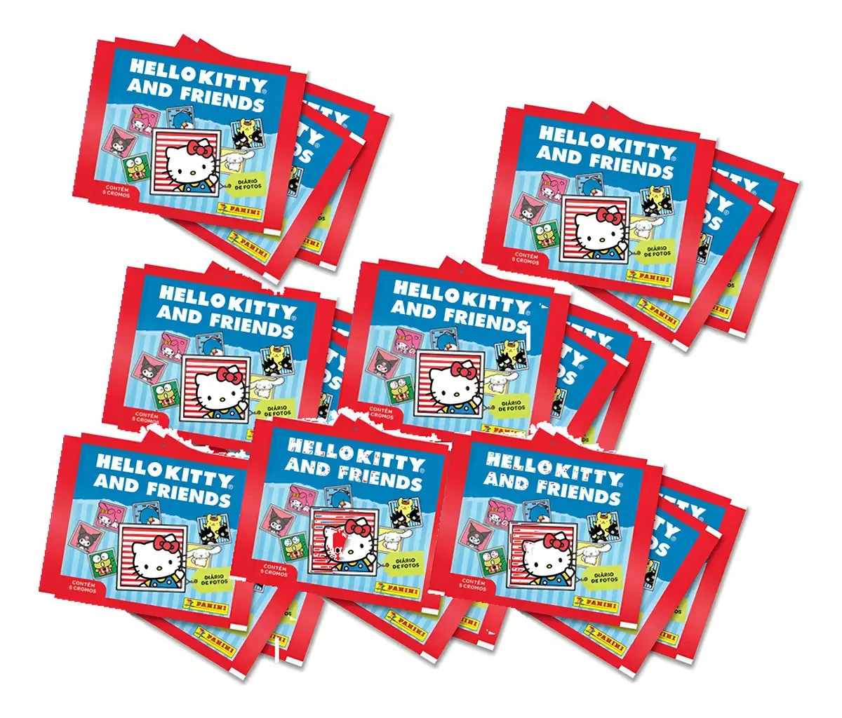 100 Figurinhas Da Hello Kitty E Amigos 20 Envelopes