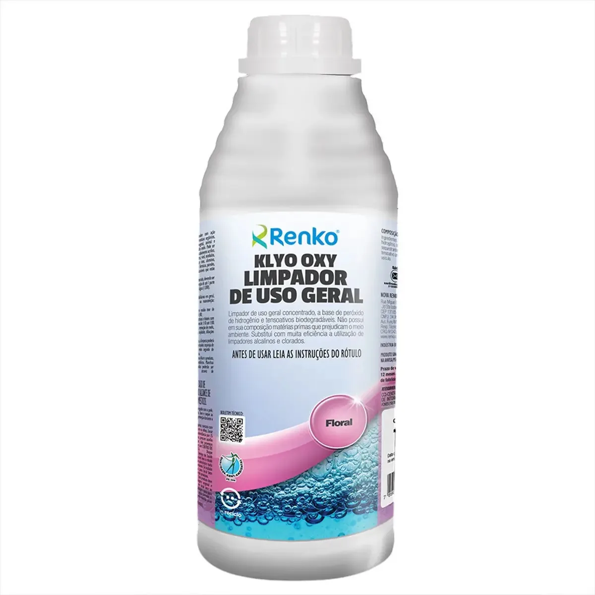 Limpador Floral Klyo 1l Para Pisos Rejuntes E Superfícies