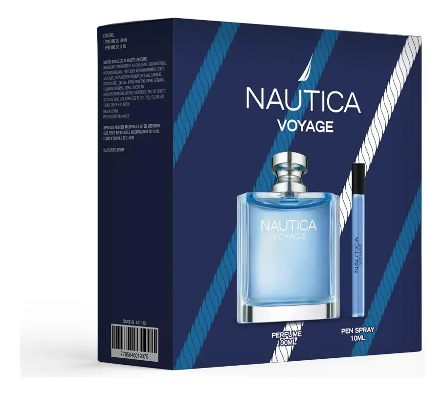 Nautica Voyage Edt 100ml + Caneta Spray 10ml