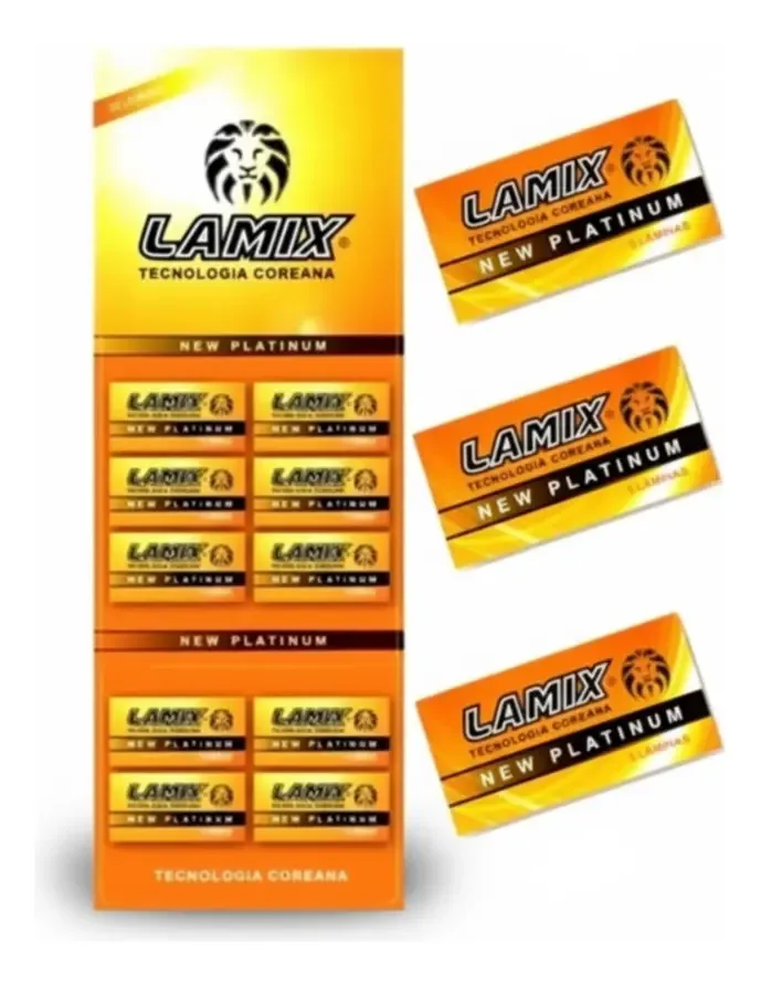 Lâmina De Barbear Lamix New Platinum Profissional