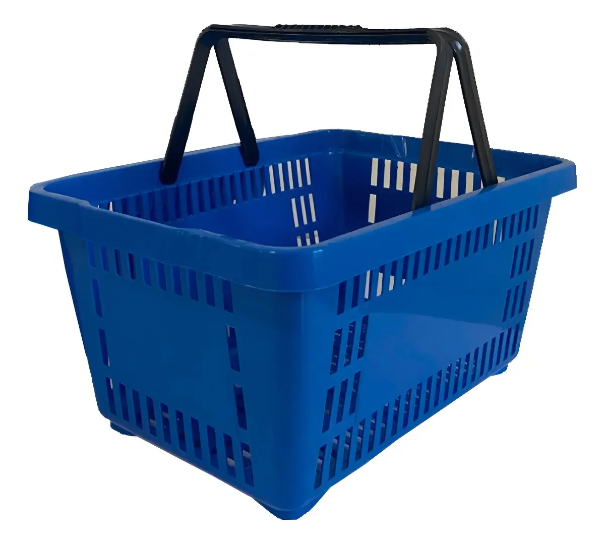 Cesta De Cestinhas Loja Super Compra Azul