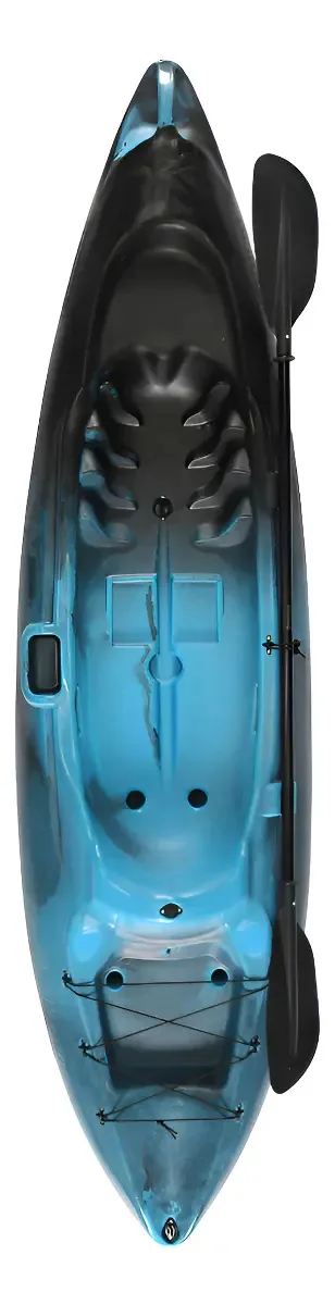 Caiaque Brudden Náutica Tropical Touring Fixo Azul e Preto 3m com Remo