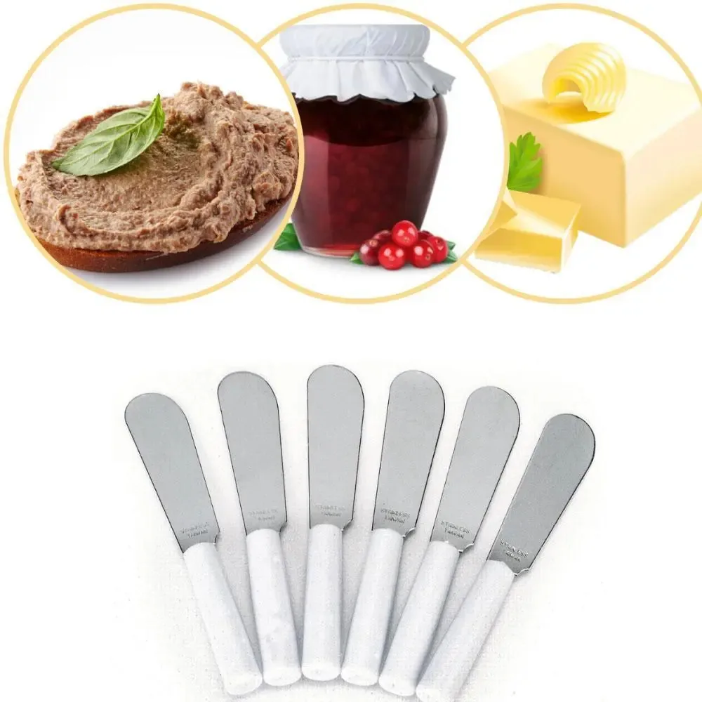 Kit 12 Espátulas Inox Plástico 10cm Top Chef
