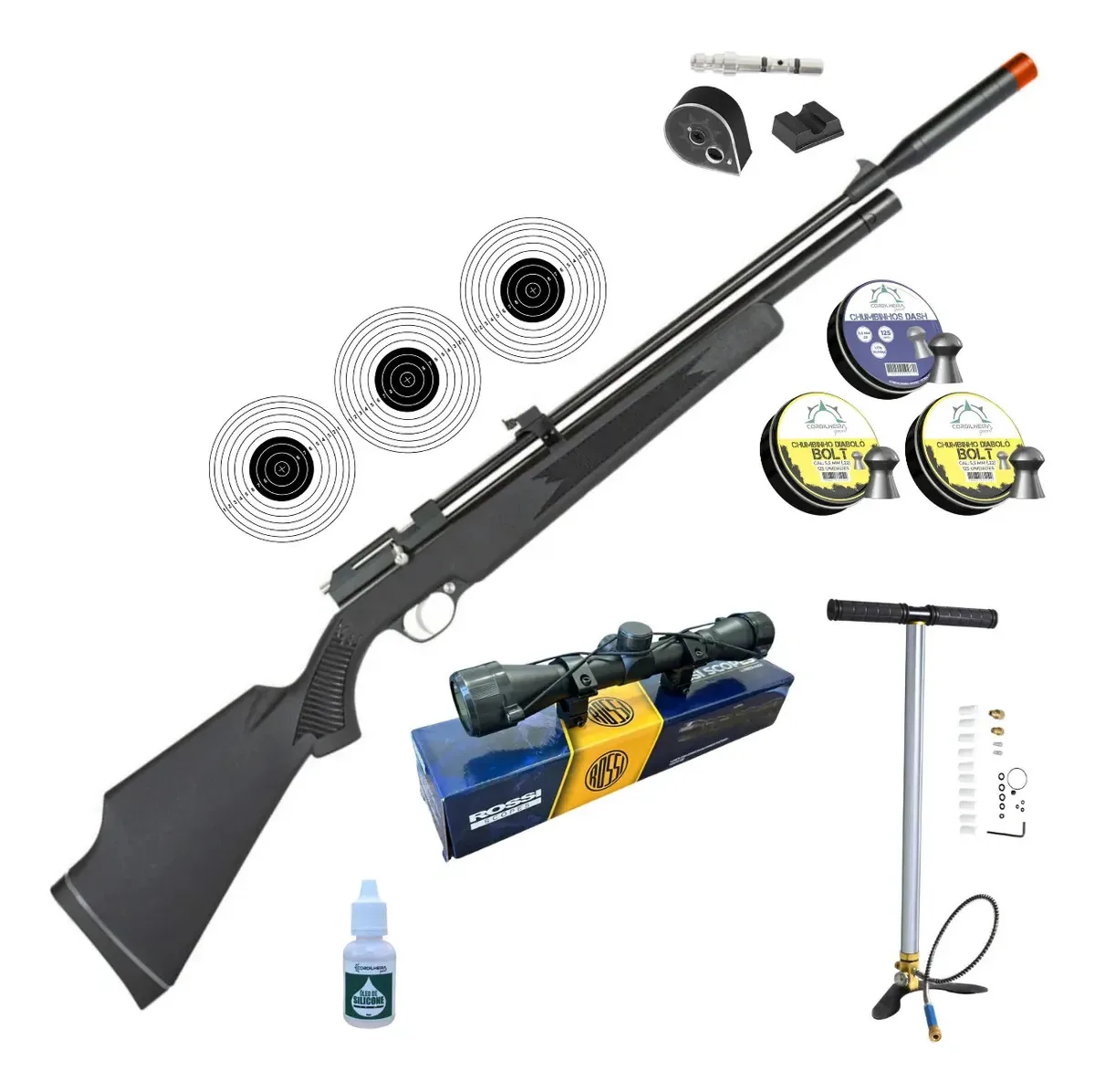 Carabina Espingarda Artemis Pr900s Fxr Pressão Pcp 5,5mm Preto 5.5 Mm