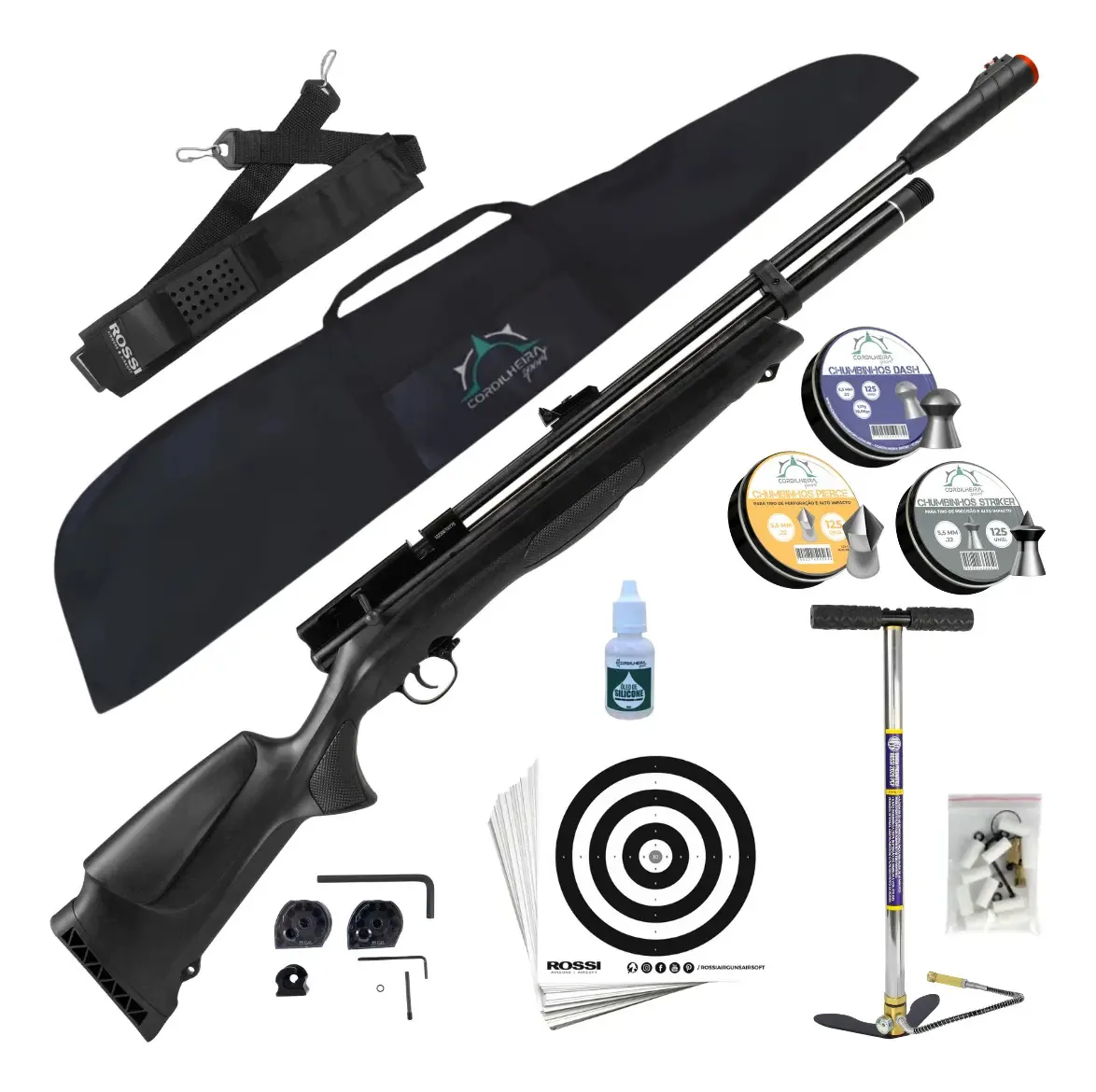Carabina Espingarda Pcp Com Válvula Reguladora Beeman 13365 Preto 1397 Mm