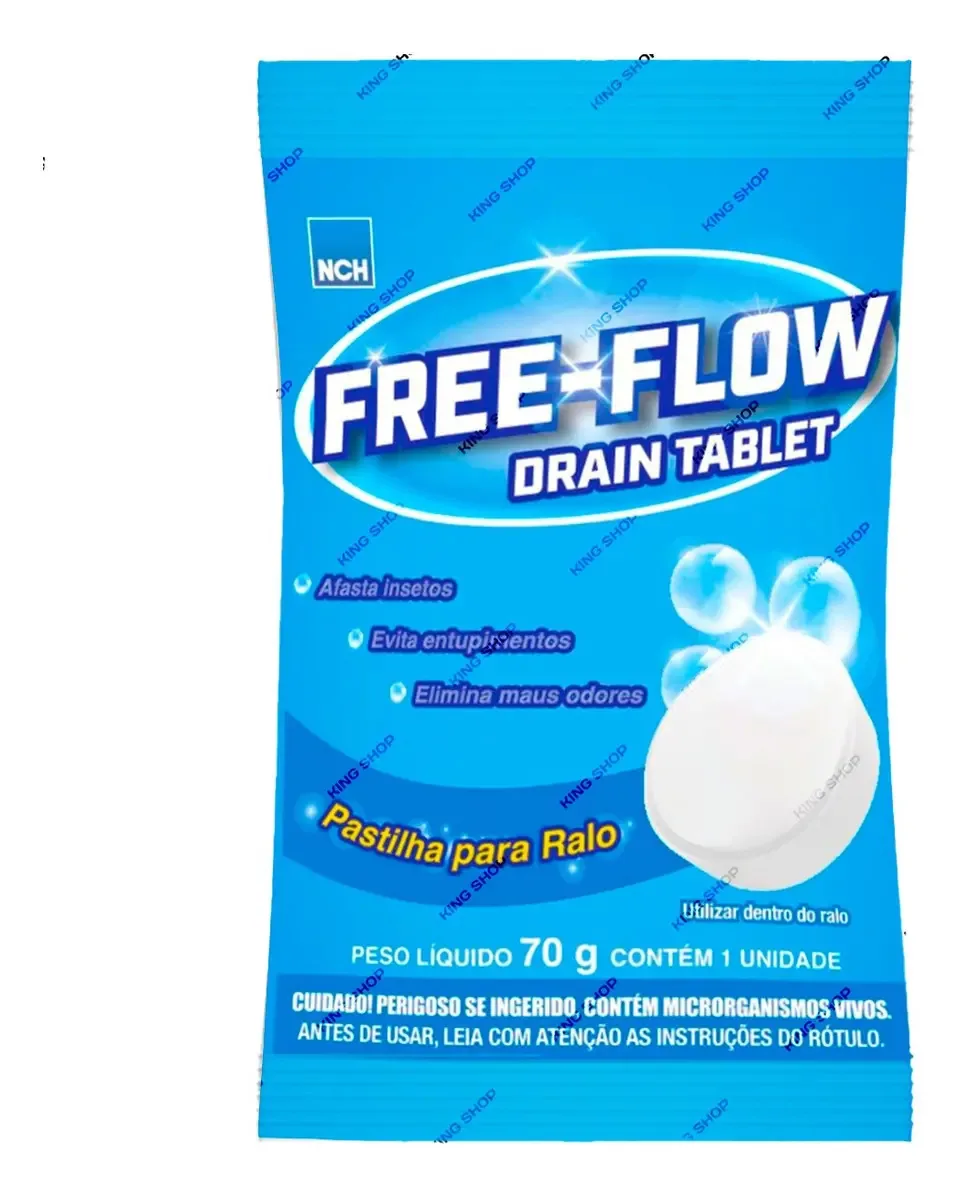 Pastilha Anti Odores Free Flow Biológica Casa Ralos 70g