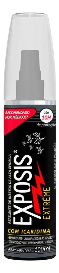 Exposis Repelente Com Icaridina Spray 100ml