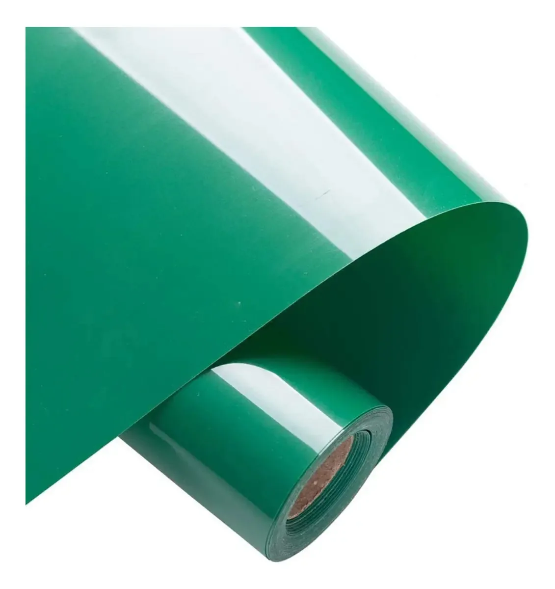 Vinil têxtil básico em PVC 30,5 x 300 cm para camisetas têxteis verdes