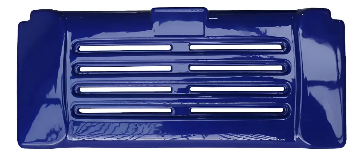 Veneziana de Roda-Pé para Cervejeira Vacofrio, 72x32cm, Azul