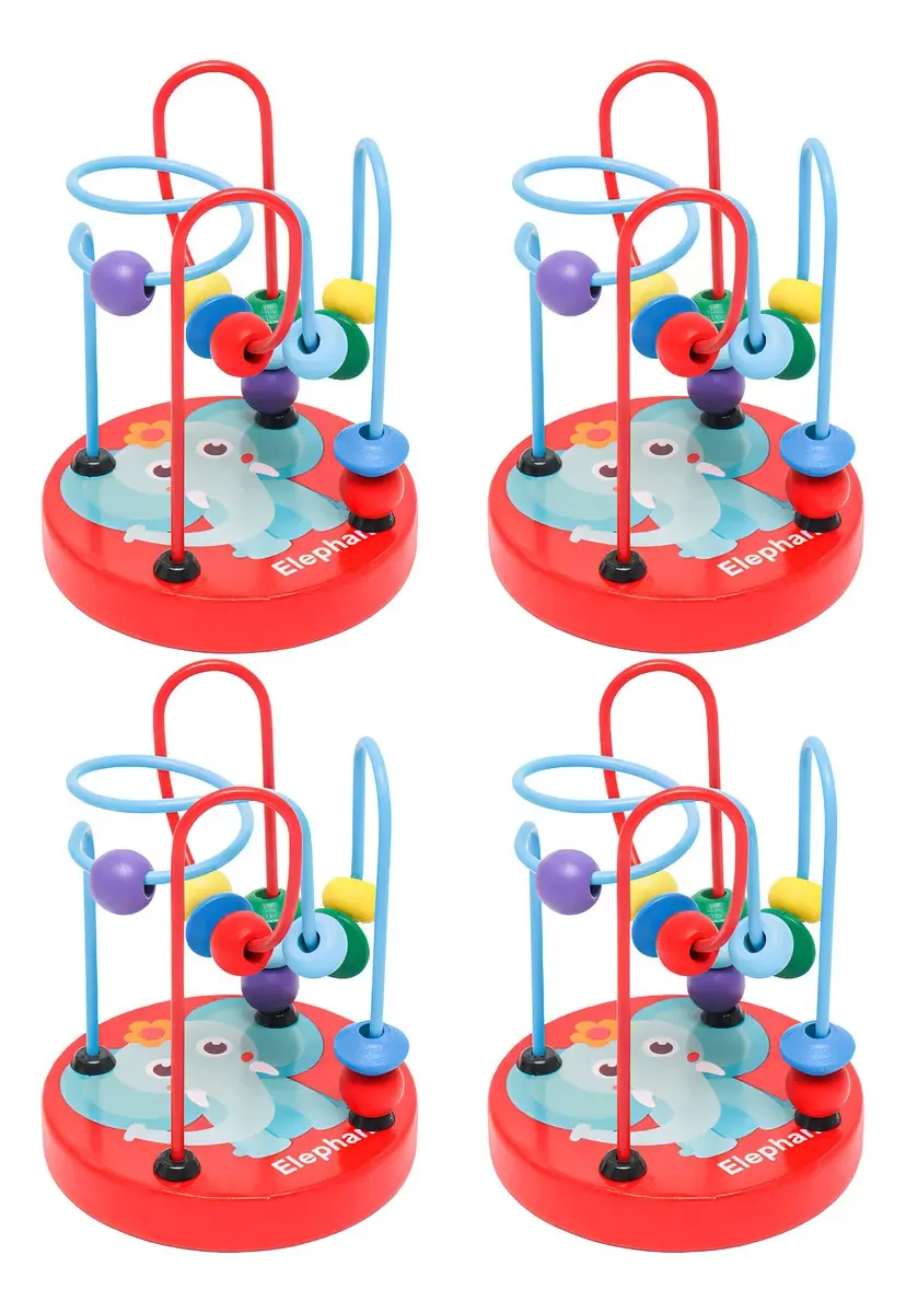 Kit 4 Brinquedos Aramados Educativos Infantis DELAR Colorido