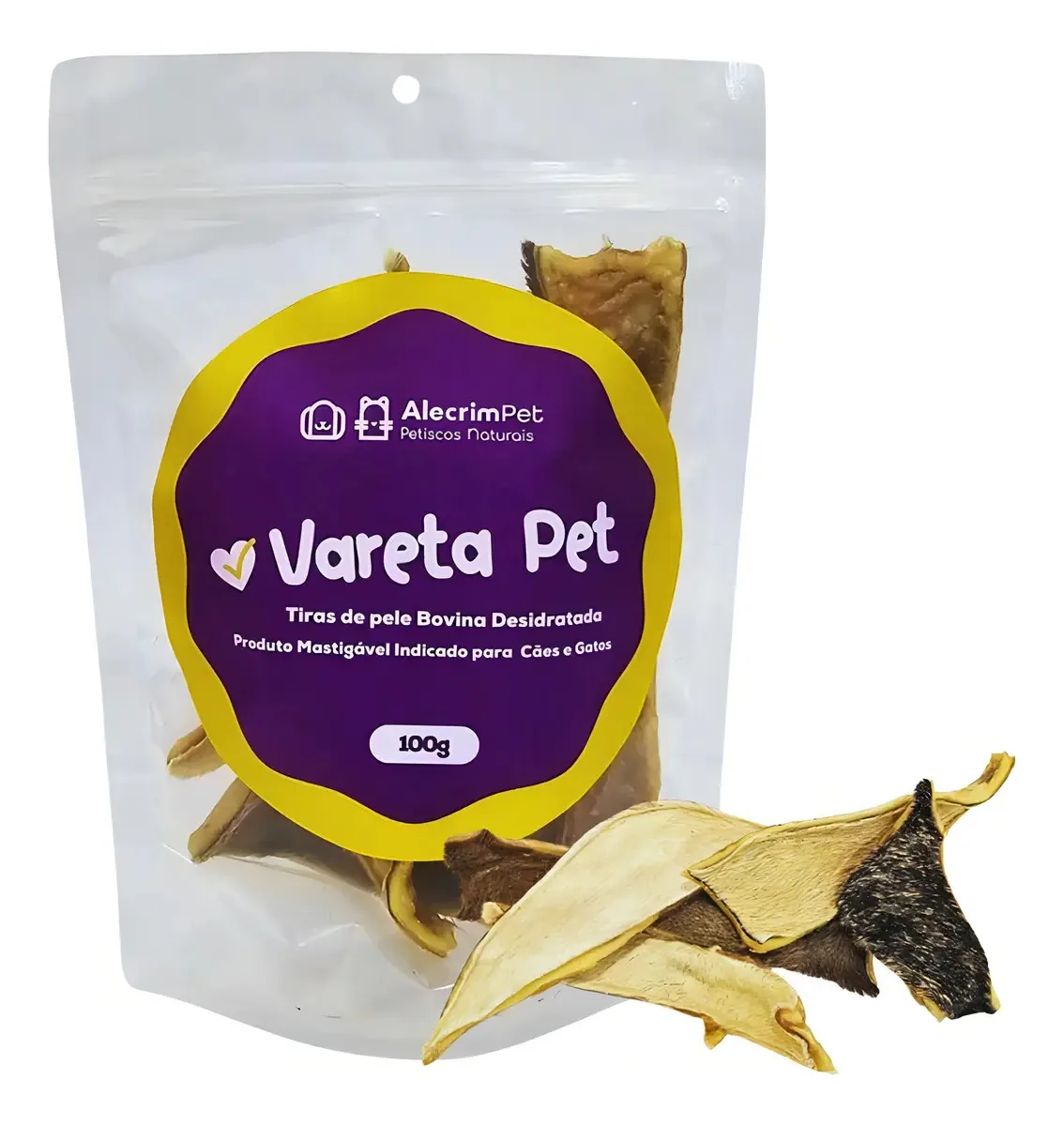 Vareta Pet Mordedor Natural Para Cães 100gr