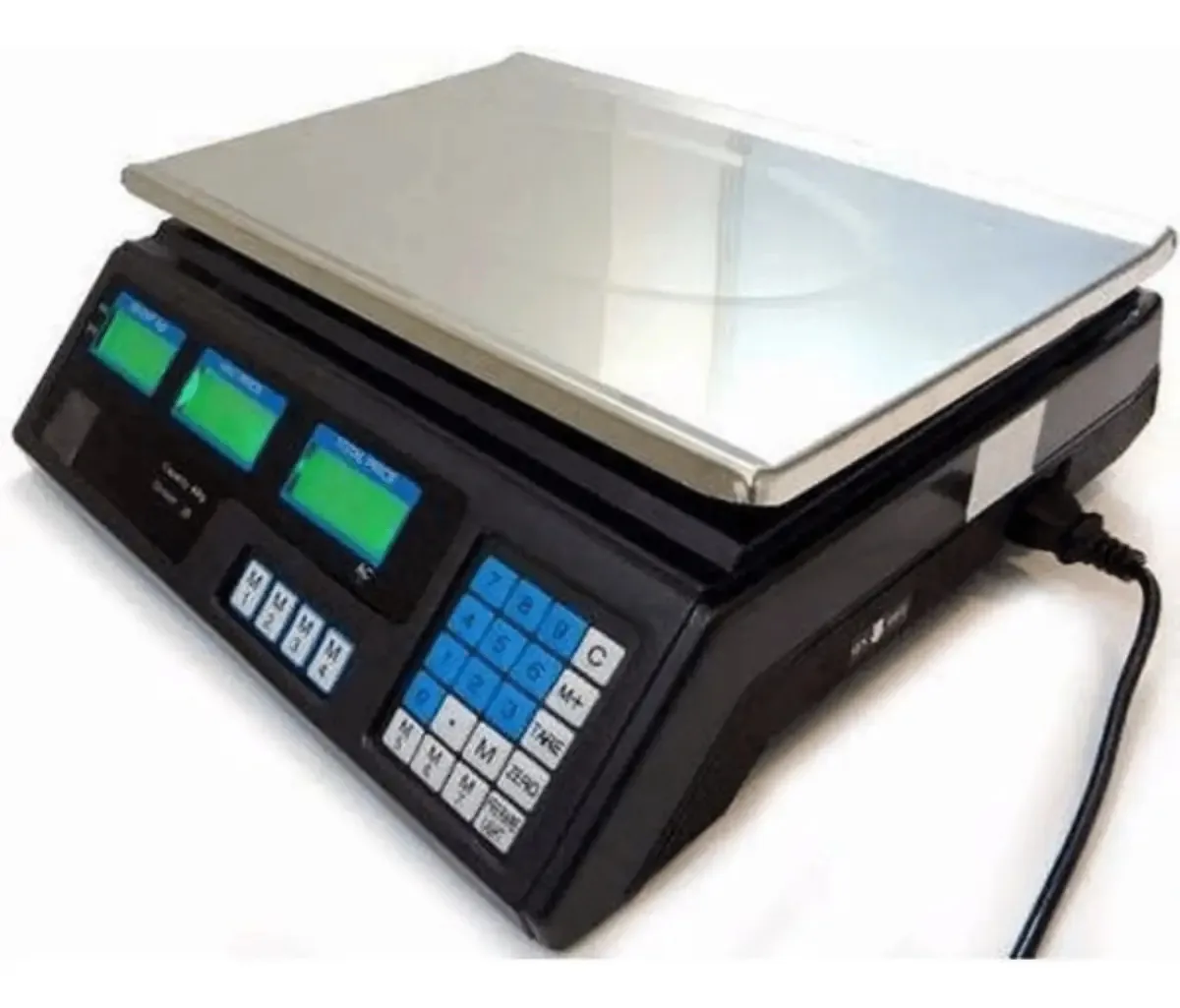 Balança Digital Eletrônica Comercial 50kg Cor Preto